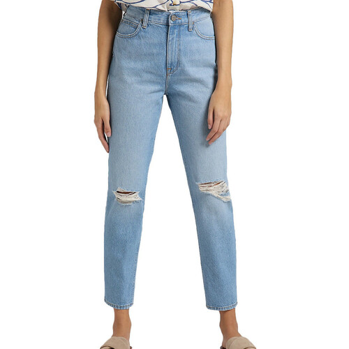 Kleidung Damen Boyfriend Jeans Lee L30UGADK Blau