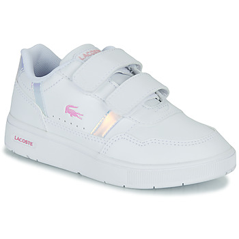 Schuhe Mädchen Sneaker Low Lacoste T-CLIP Weiss