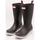 Schuhe Damen Stiefel Hunter  Schwarz