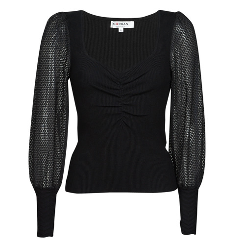 Kleidung Damen Pullover Morgan MDAD Schwarz