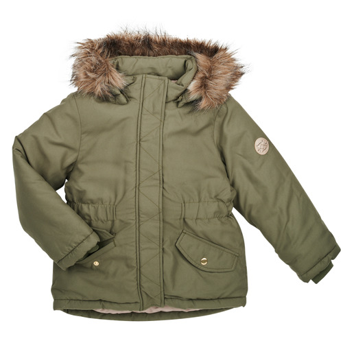 Kleidung Jungen Parkas Name it NKMMACE PARKA JACKET Kaki