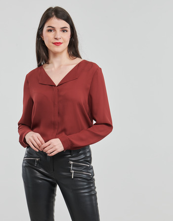 Kleidung Damen Tops / Blusen Vila VILUCY L/S SHIRT Bordeaux