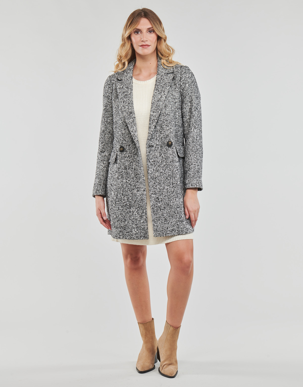 Kleidung Damen Mäntel Only ONLSELENA MINNA LIFE WOOL COAT SP CC OTW Weiss