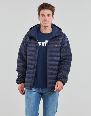 Kleidung Herren Daunenjacken Levi's PRESIDIO PKBL HOODED JKT Marine