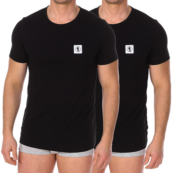 Kleidung Herren T-Shirts Bikkembergs BKK1UTS07BI-BLACK Schwarz