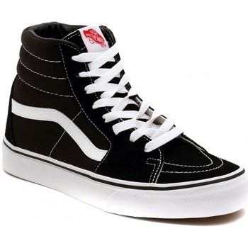 Schuhe Sneaker High Vans SK8 HI BLACK Silbern