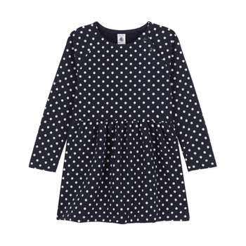 Kleidung Mädchen Kurze Kleider Petit Bateau CECILIA Marine