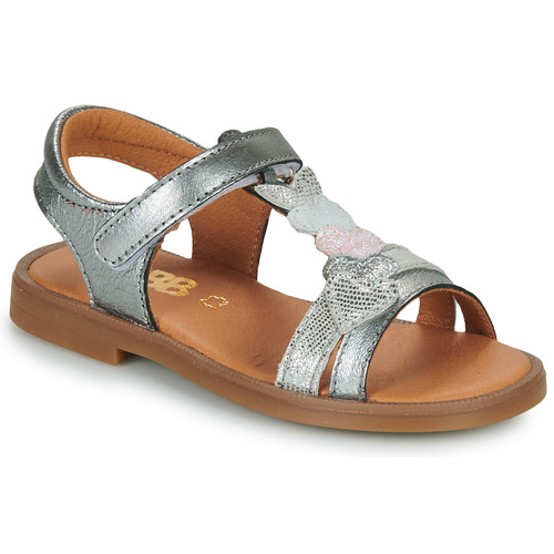 Schuhe Mädchen Sandalen / Sandaletten GBB MAISIE Silbern