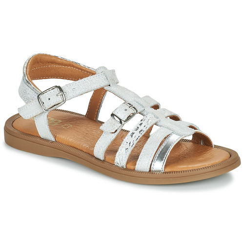 Schuhe Mädchen Sandalen / Sandaletten GBB OLALA Silbern