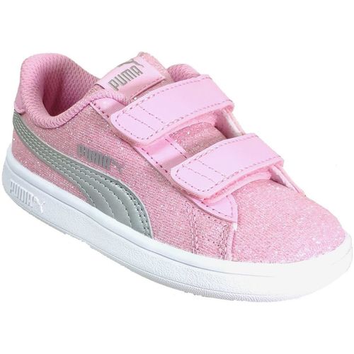 Schuhe Mädchen Sneaker Low Puma Smash v2glitz glamv inf Rosa