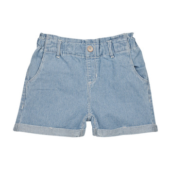 Kleidung Mädchen Shorts / Bermudas Name it NKFBELLA HW REG DNM SHORTS Blau