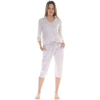 Kleidung Damen Pyjamas/ Nachthemden Pilus HELGA Beige