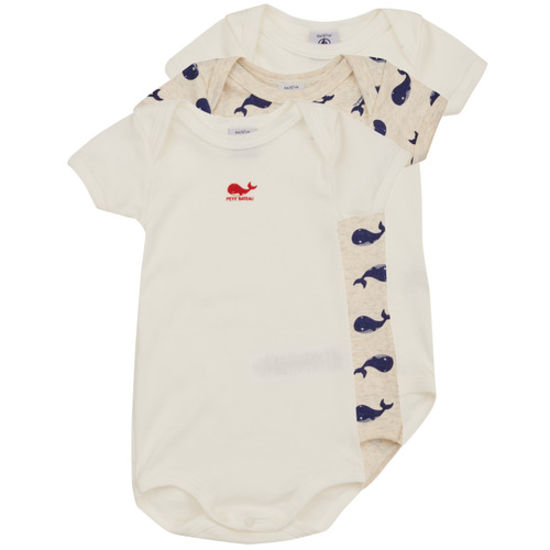 Kleidung Kinder Pyjamas/ Nachthemden Petit Bateau A07EO00 X3 Weiss