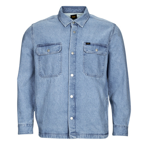 Kleidung Herren Jeansjacken Lee WORKWEAR OVERSHIRT Blau