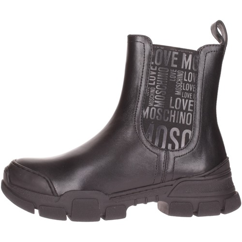 Schuhe Damen Stiefel Love Moschino  Schwarz