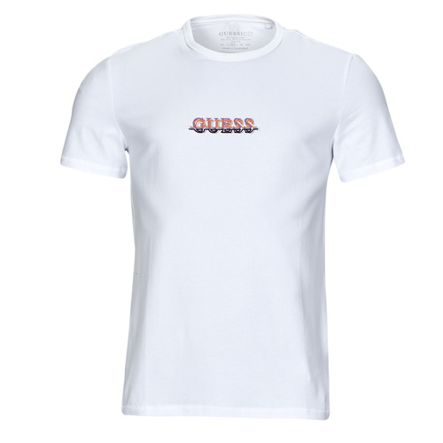 Guess MAKSIM CN SS TEE Weiss