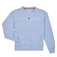 Kleidung Mädchen Sweatshirts Tommy Hilfiger ESSENTIAL CNK SWEATSHIRT L/S Blau