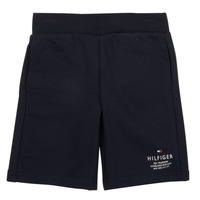 Kleidung Jungen Shorts / Bermudas Tommy Hilfiger TH LOGO SWEATSHORTS Marine