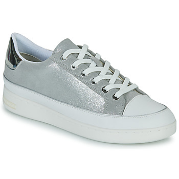 Schuhe Damen Sneaker Low Geox D JAYSEN Silbern