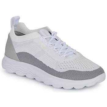 Schuhe Herren Sneaker Low Geox U SPHERICA Weiss / Grau / Silbern