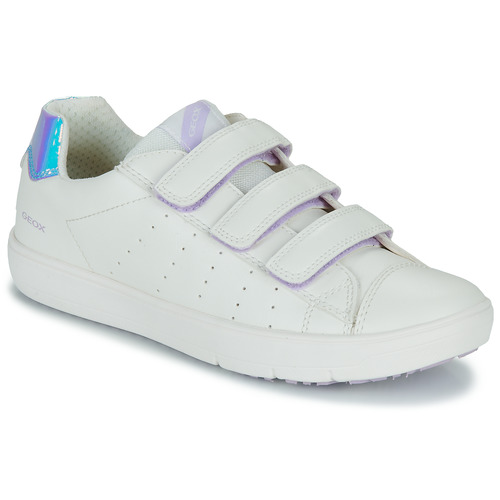 Schuhe Mädchen Sneaker Low Geox J SILENEX GIRL B Weiss