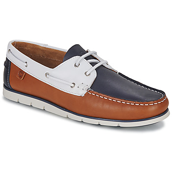 Schuhe Herren Bootsschuhe Casual Attitude VILKAN Braun