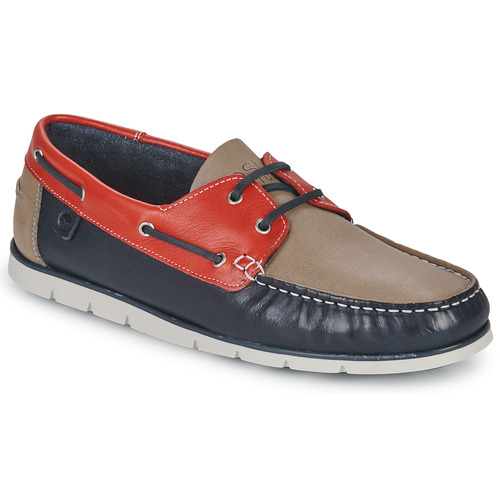 Schuhe Herren Bootsschuhe Casual Attitude VILKAN Rot