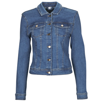 Kleidung Damen Jeansjacken Vila VINEED Blau