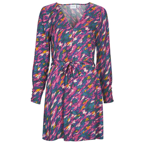 Kleidung Damen Kurze Kleider Vila VIANIA Multicolor