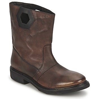 Schuhe Damen Boots Bikkembergs TEXANINO 12 Braun