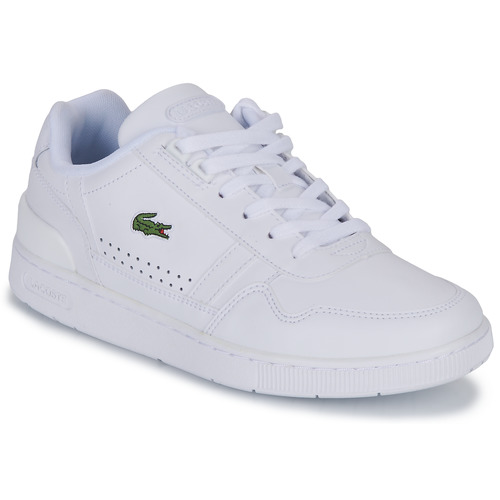 Schuhe Damen Sneaker Low Lacoste T-CLIP Weiss