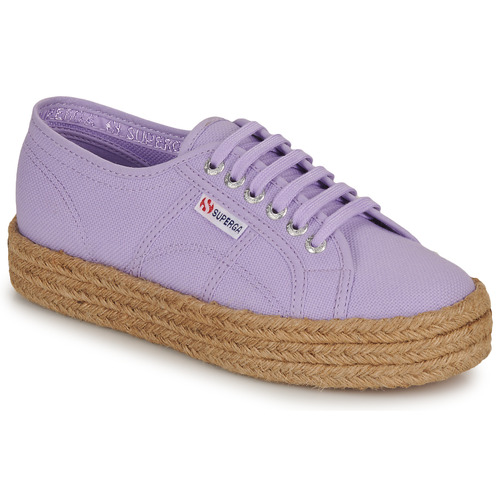 Schuhe Damen Sneaker Low Superga 2730 COTON Violett