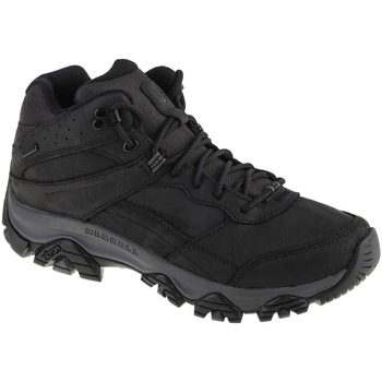 Schuhe Herren Wanderschuhe Merrell Moab Adventure 3 Mid Schwarz