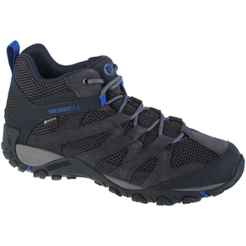 Schuhe Herren Wanderschuhe Merrell Alverstone Mid Gtx Blau