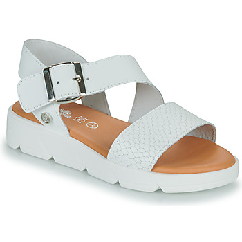 Schuhe Mädchen Sandalen / Sandaletten Citrouille et Compagnie PALETTE Weiss