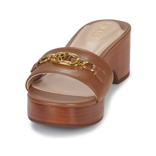 Lauren Ralph Lauren ROXANNE-SANDALS-FLAT SANDAL Cognac