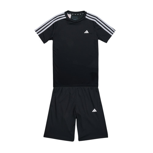 Kleidung Kinder Jogginganzüge Adidas Sportswear TR-ES 3S TSET Schwarz