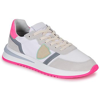 Schuhe Damen Sneaker Low Philippe Model TROPEZ 2.1 Weiss / Rosa