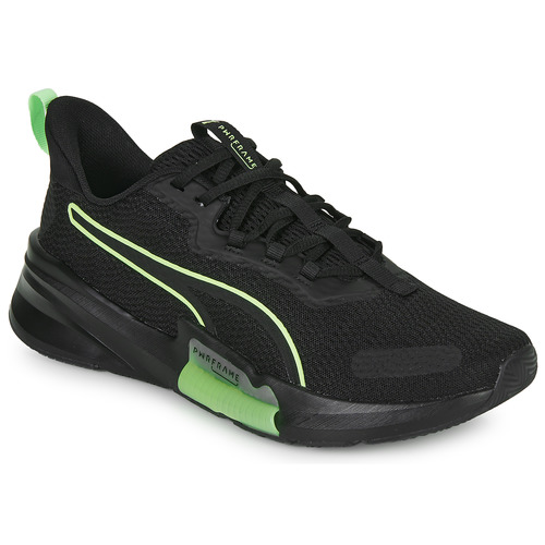 Schuhe Herren Fitness / Training Puma PWRFRAME Schwarz / Grün