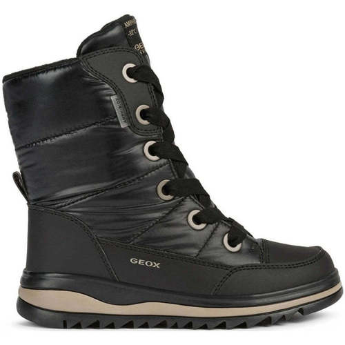 Schuhe Mädchen Boots Geox  Schwarz