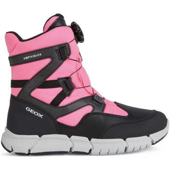 Schuhe Mädchen Boots Geox  Schwarz