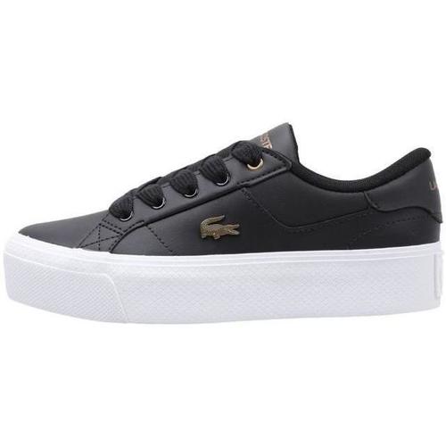 Schuhe Damen Sneaker Low Lacoste ZIANE PLATFORM Schwarz