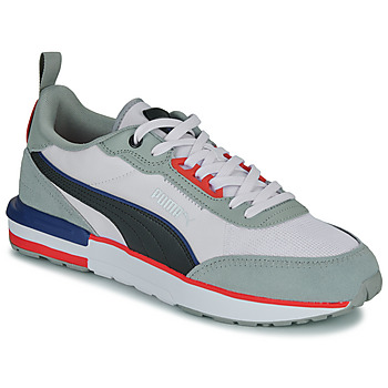 Schuhe Herren Sneaker Low Puma PUMA R22 Weiss / Schwarz / Rot