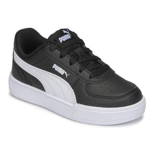 Schuhe Kinder Sneaker Low Puma Puma Caven PS Schwarz / Weiss