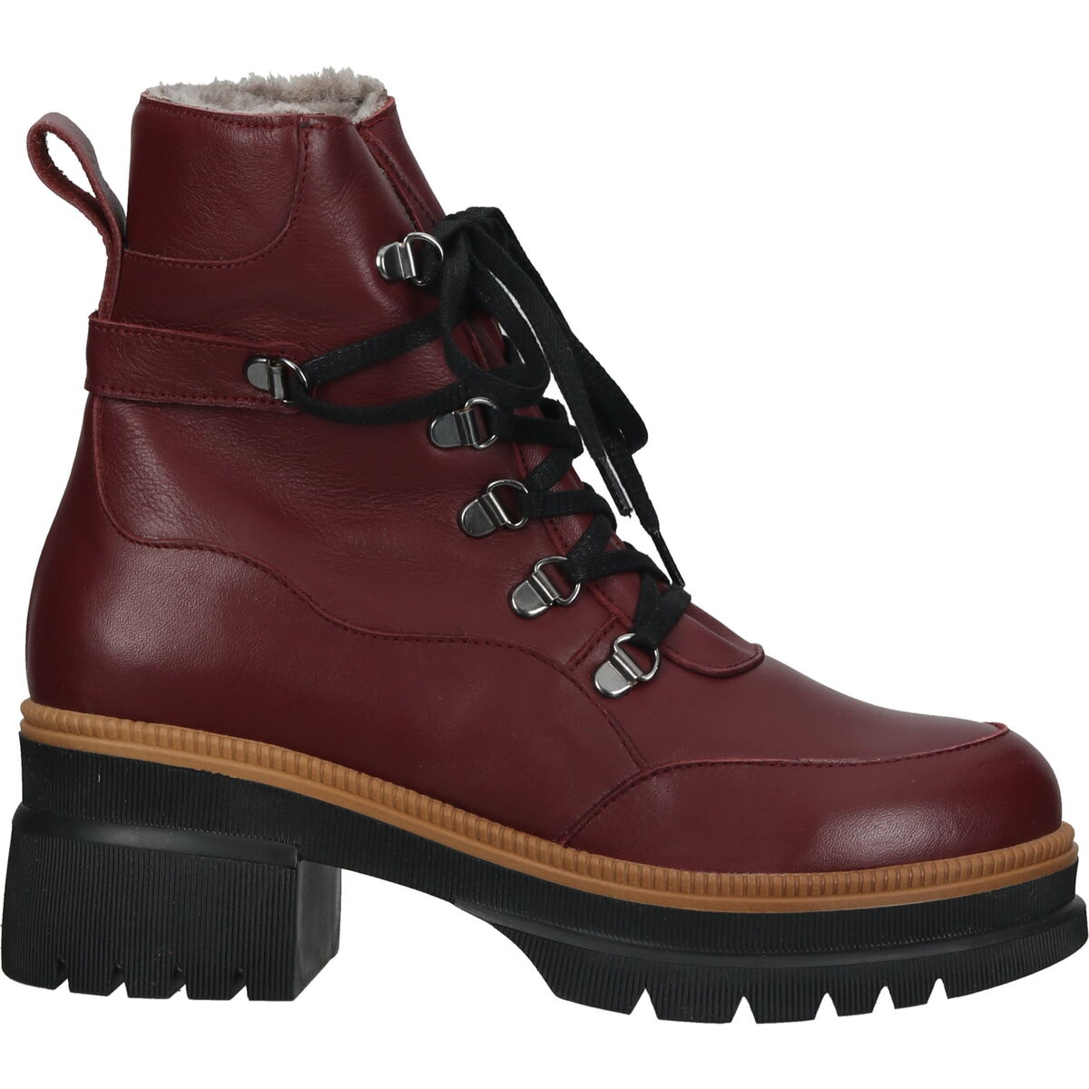 Schuhe Damen Boots Ilc Stiefelette Rot