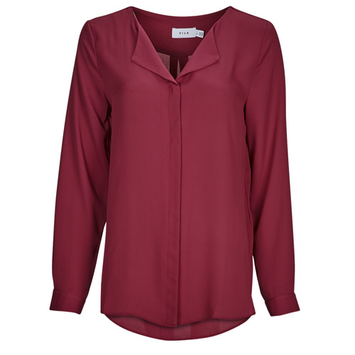 Kleidung Damen Tops / Blusen Vila VILUCY L/S SHIRT Bordeaux