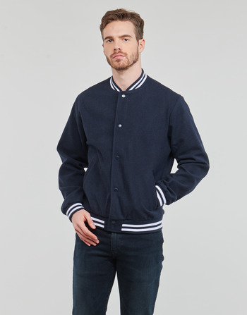 Kleidung Herren Jacken Jack & Jones JJZAC WOOL BOMBER Marine