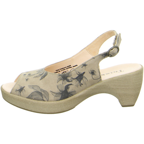 Schuhe Damen Sandalen / Sandaletten Think Sandaletten Zeppa Slingpumps panna 3-000754-9030 Beige