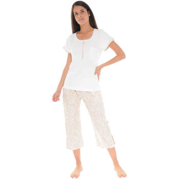 Kleidung Damen Pyjamas/ Nachthemden Pilus YLEANA Beige