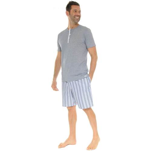 Kleidung Herren Pyjamas/ Nachthemden Pilus XANTIS Blau